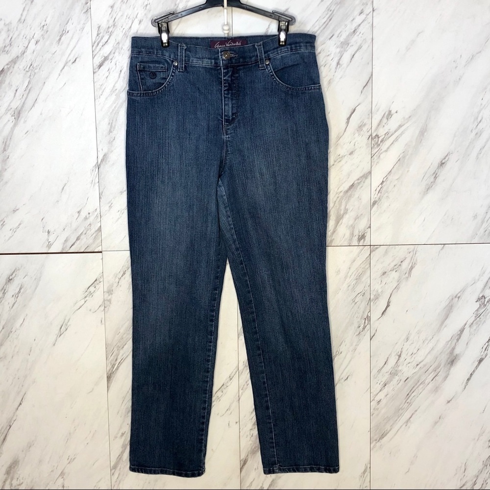 4/$30 Gloria Vanderbilt Amanda Straight Denim Jeans SZ 29